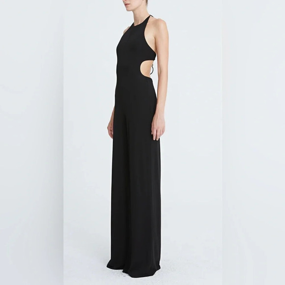Halston ALEXIS JERSEY CUT OUT JUMPSUIT - Picture 3 of 10
